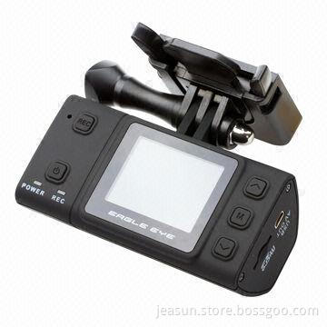 Full HD 1080P car black box with G-sensor and 135 degrees wide angle field of view